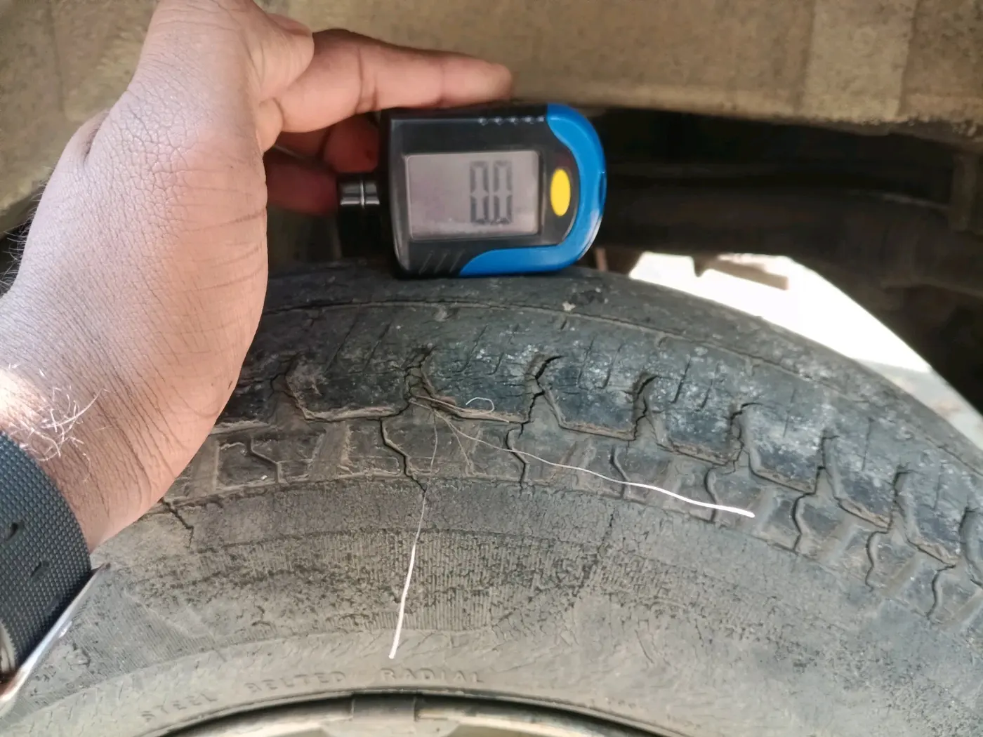 2007 Maruti Alto LX, Petrol, Manual, 54,136 km, tyre