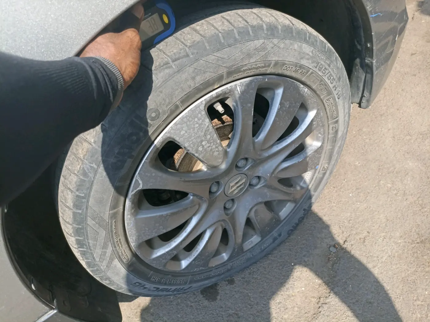 2018 Maruti Baleno ZETA CVT PETROL 1.2, Petrol, Automatic, 52,402 km, tyre