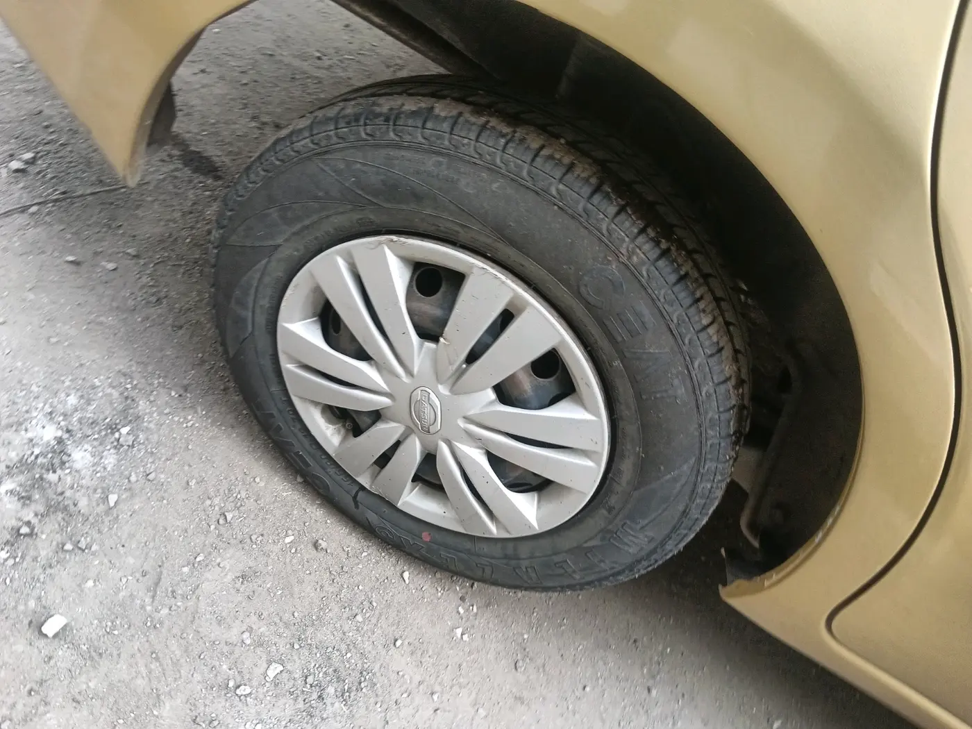 2016 Datsun Go Plus T, Petrol, Manual, 35,748 km, tyre