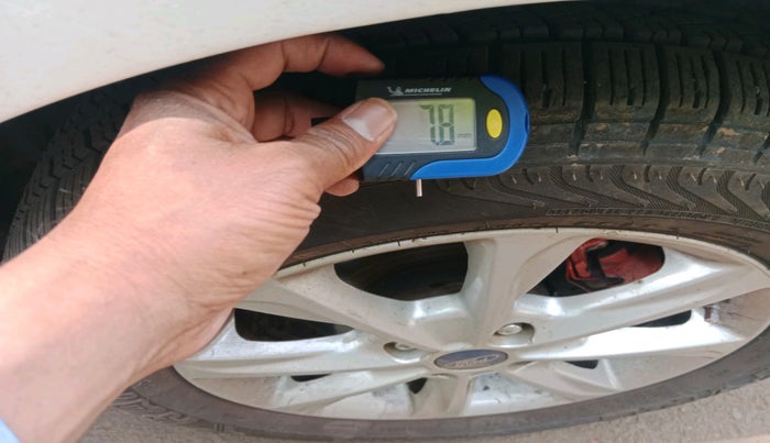 2018 Ford Ecosport TITANIUM 1.5L DIESEL, Diesel, Manual, 1,30,800 km, tyre