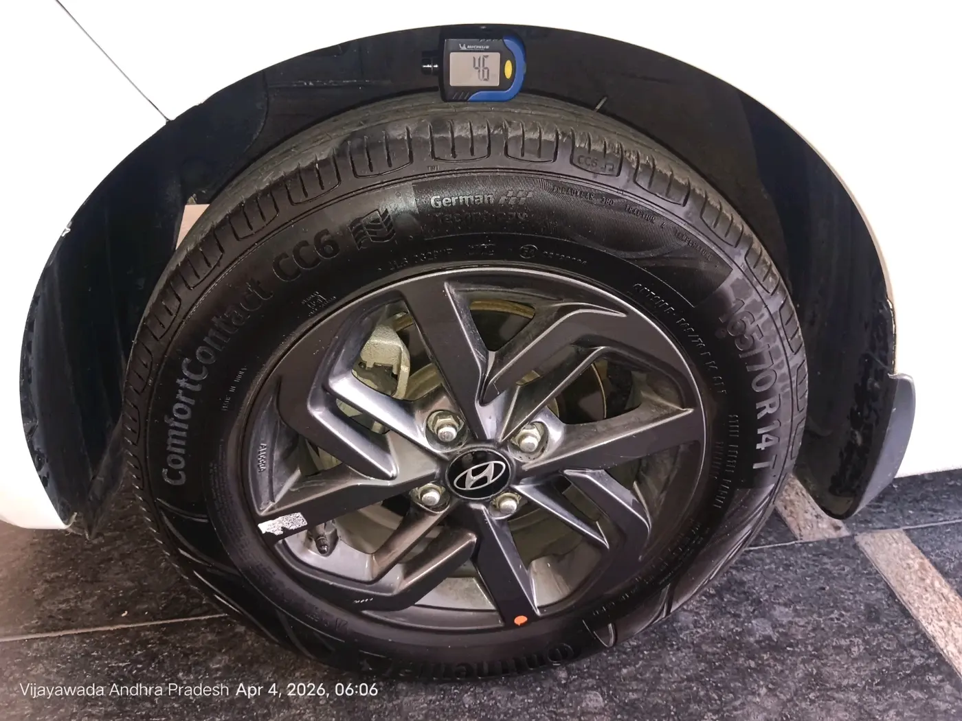 2022 Hyundai GRAND I10 NIOS SPORTZ 1.2 KAPPA VTVT CNG, CNG, Manual, 51,083 km, tyre