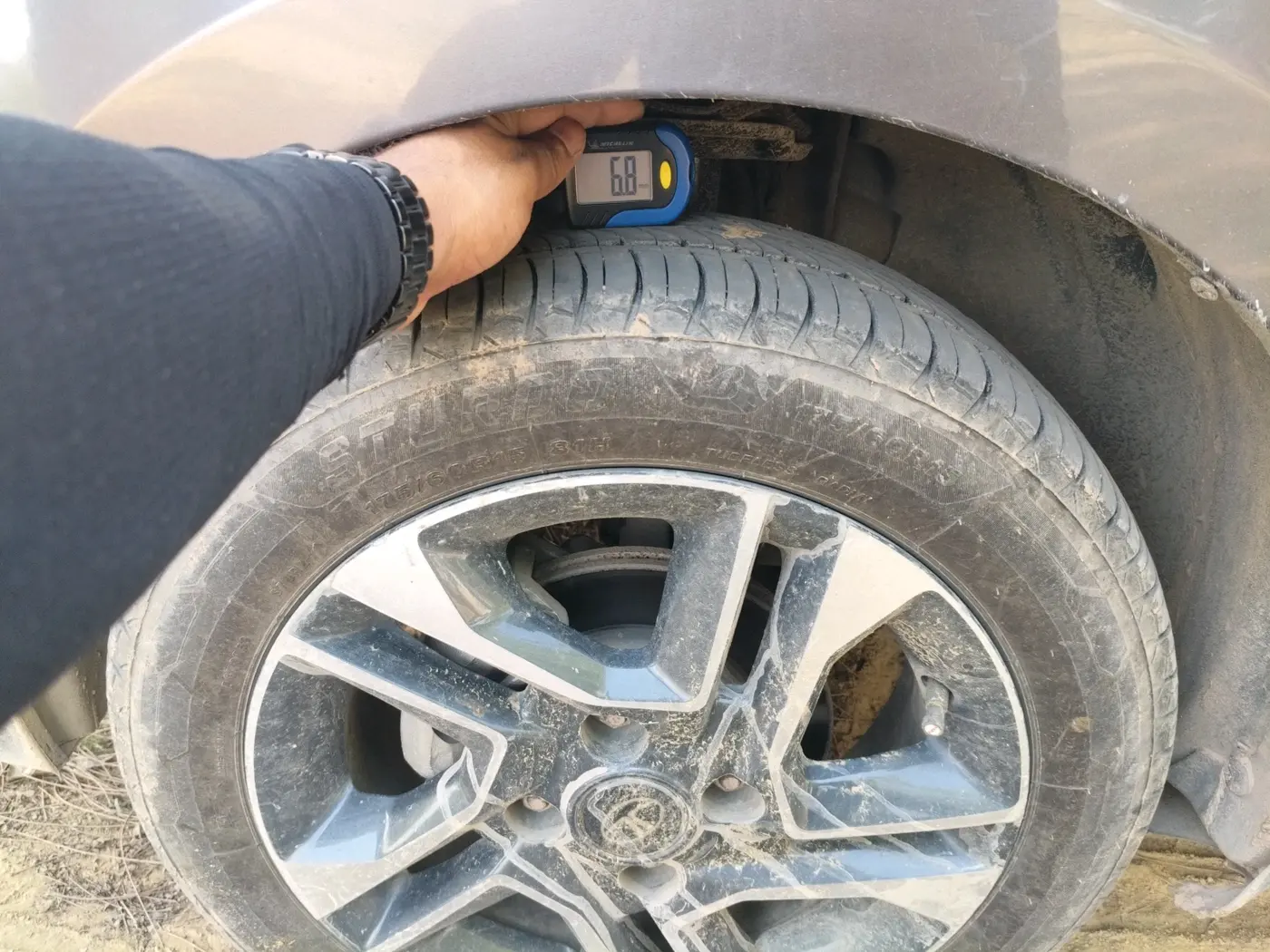 2018 Tata TIGOR XZ PETROL, Petrol, Manual, 1,15,000 km, tyre