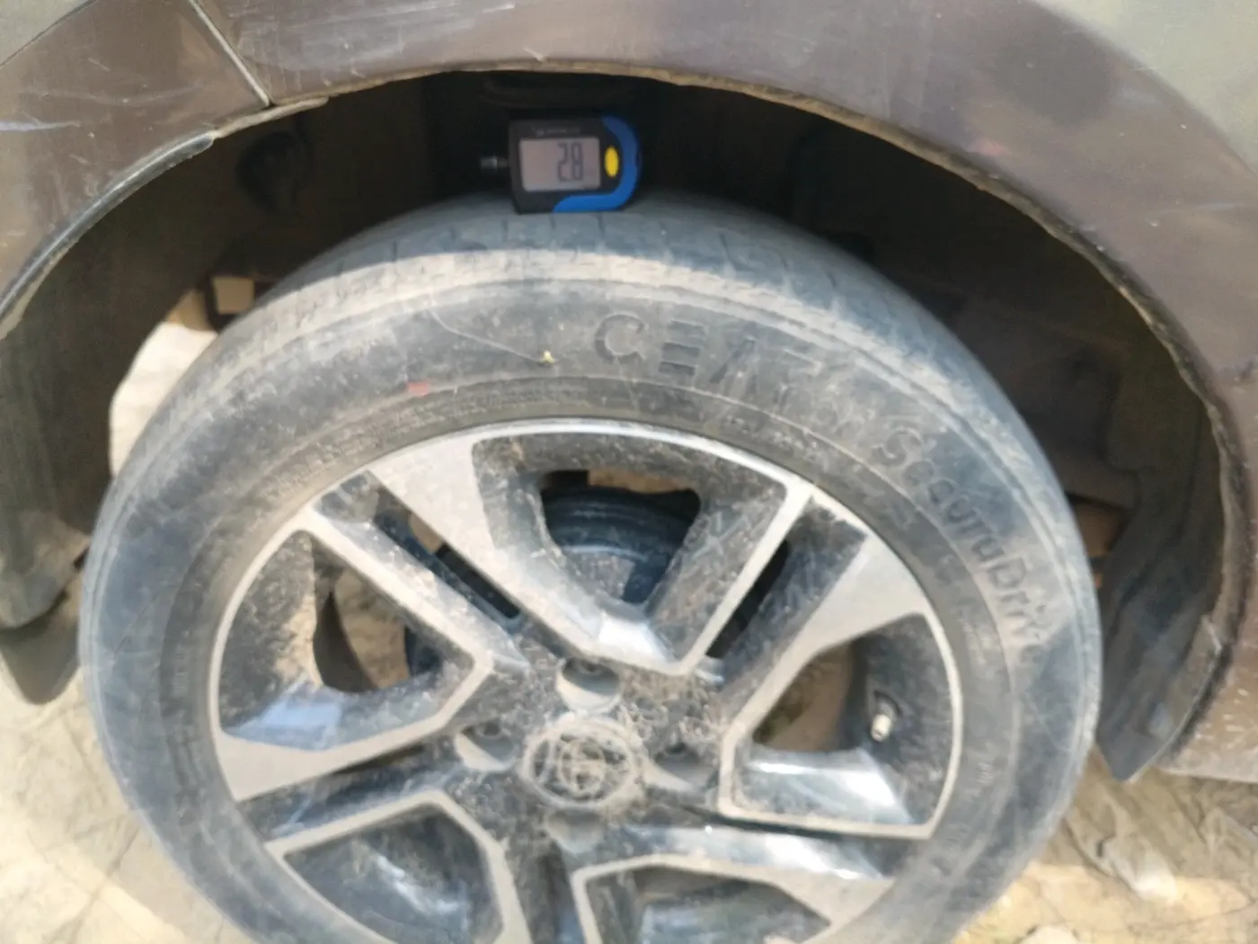2018 Tata TIGOR XZ PETROL, Petrol, Manual, 1,15,000 km, tyre