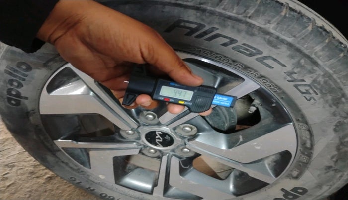 2022 KIA SONET HTX 1.0 IMT, Petrol, Manual, 76,302 km, tyre