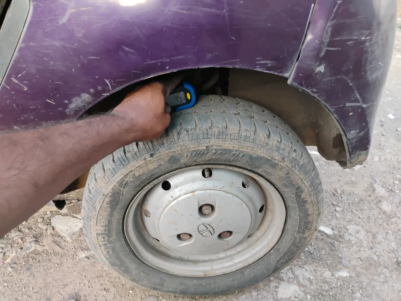 2016 Tata Nano EMAX XM CNG, CNG, Manual, 28,016 km, tyre