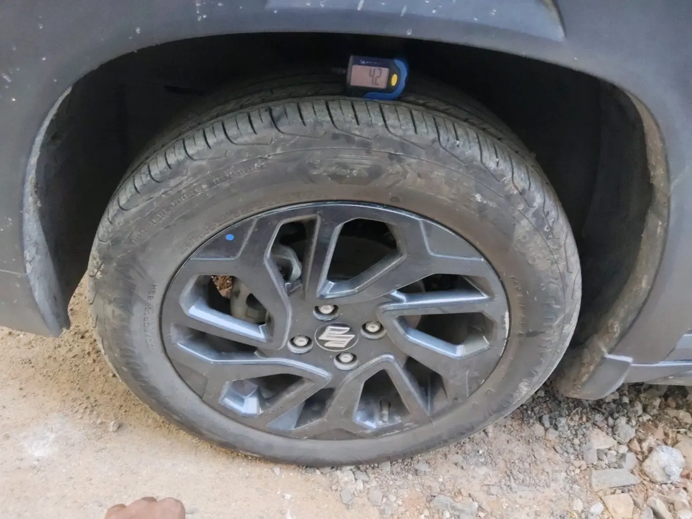 2024 Maruti FRONX DELTA PLUS 1.2MT, Petrol, Manual, 17,586 km, tyre