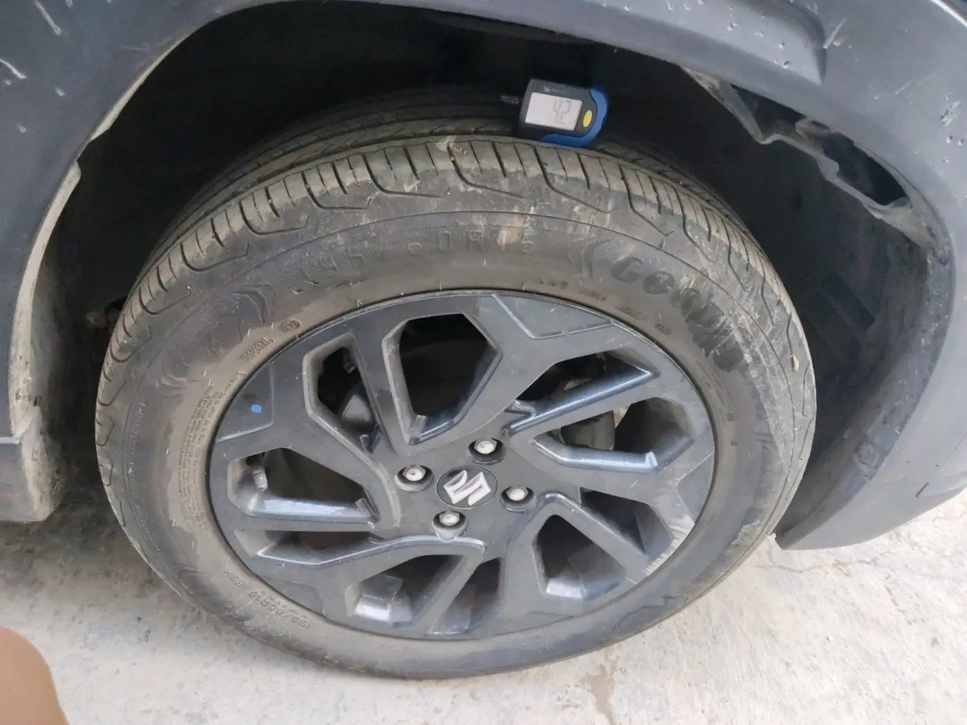 2024 Maruti FRONX DELTA PLUS 1.2MT, Petrol, Manual, 17,586 km, tyre