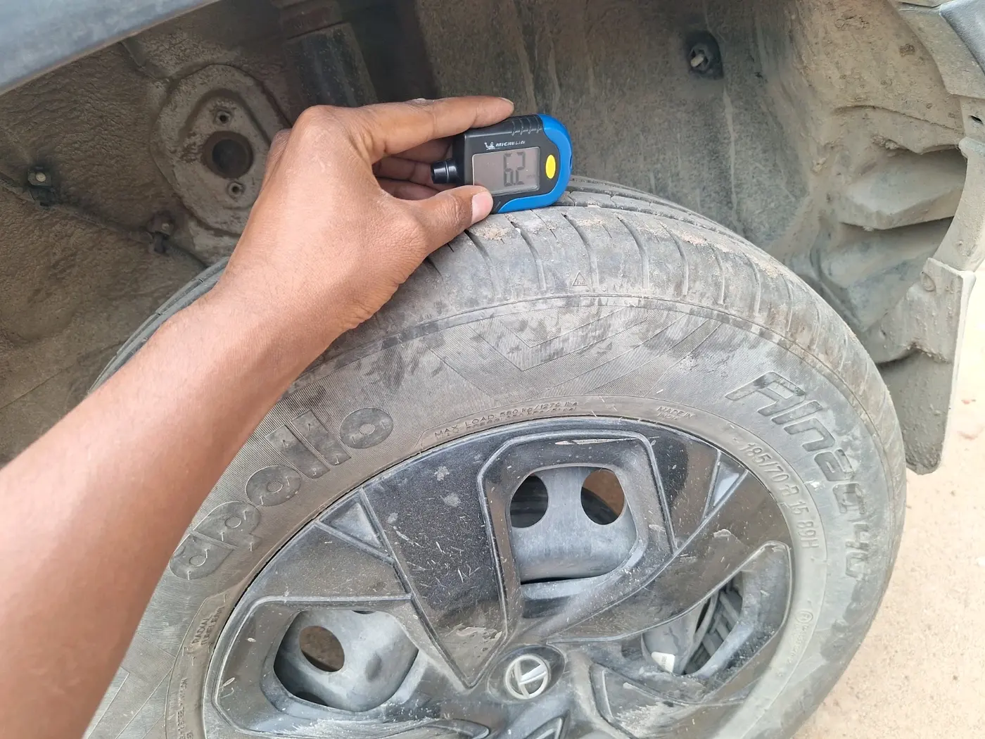 2023 Tata PUNCH PURE MT, Petrol, Manual, 6,283 km, tyre