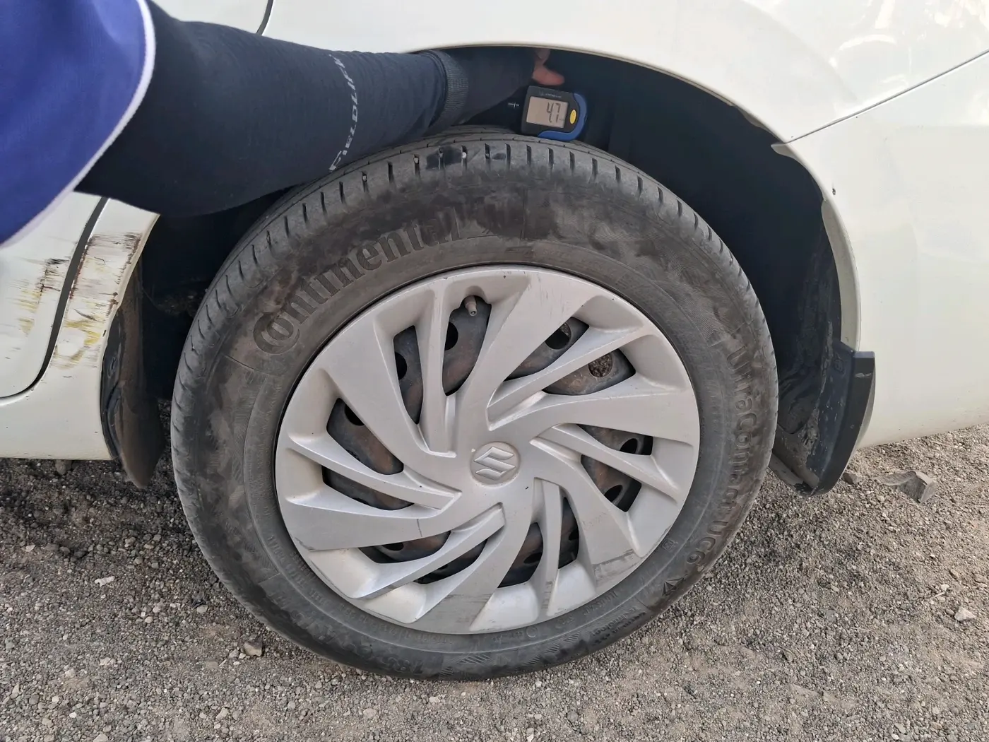 2020 Maruti Ertiga VXI CNG, CNG, Manual, 83,657 km, tyre