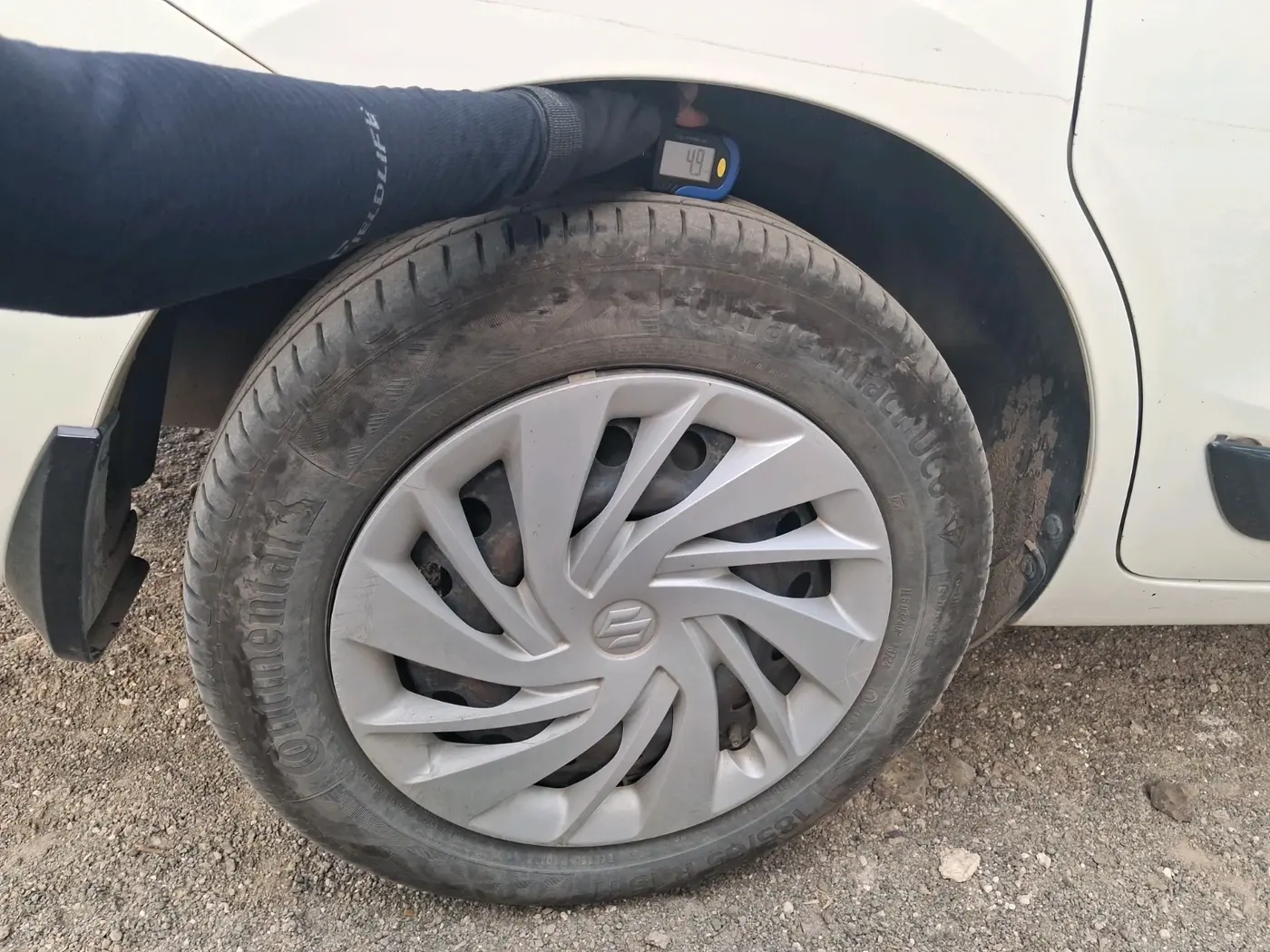 2020 Maruti Ertiga VXI CNG, CNG, Manual, 83,657 km, tyre