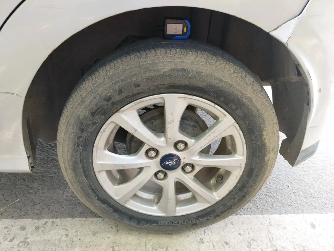 2019 Ford New Figo TITANIUM 1.2 PETROL MT, Petrol, Manual, 47,727 km, tyre