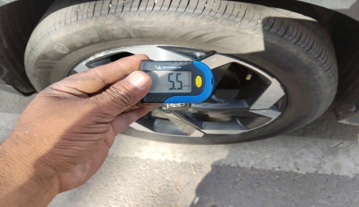 2023 Hyundai ALCAZAR PLATINUM(O) 6STR 1.5 AT, Diesel, Automatic, 93,567 km, tyre