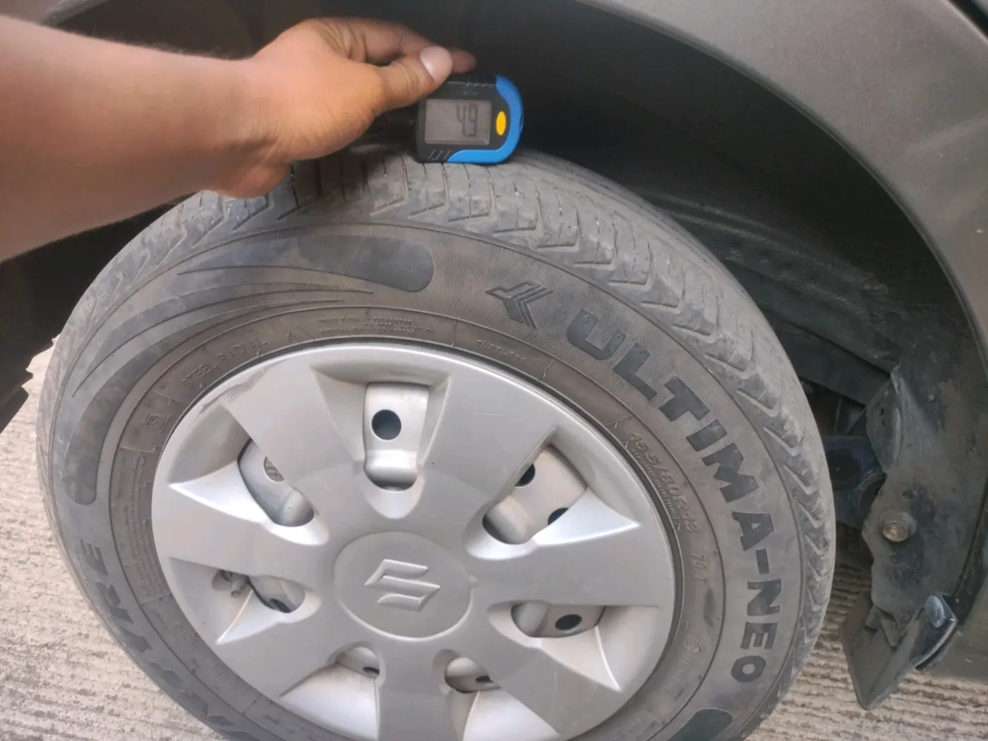 2021 Maruti New Wagon-R LXI CNG (O) 1.0, CNG, Manual, 34,332 km, tyre