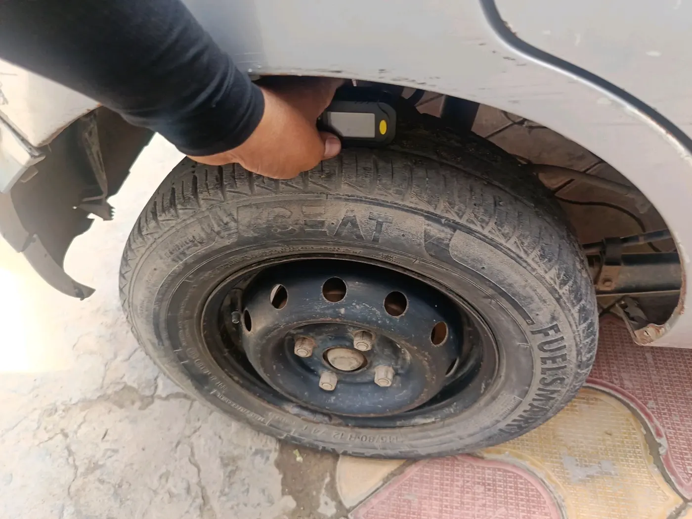 2012 Maruti Alto 800 LXI, Petrol, Manual, 77,643 km, tyre