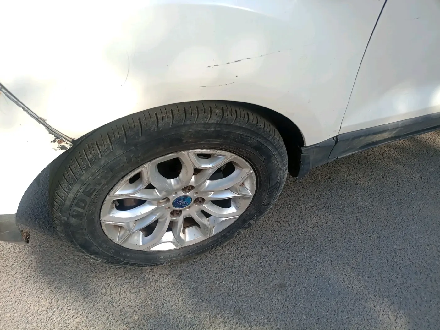 2013 Ford Ecosport TITANIUM 1.5L DIESEL, Diesel, Manual, 1,55,845 km, tyre