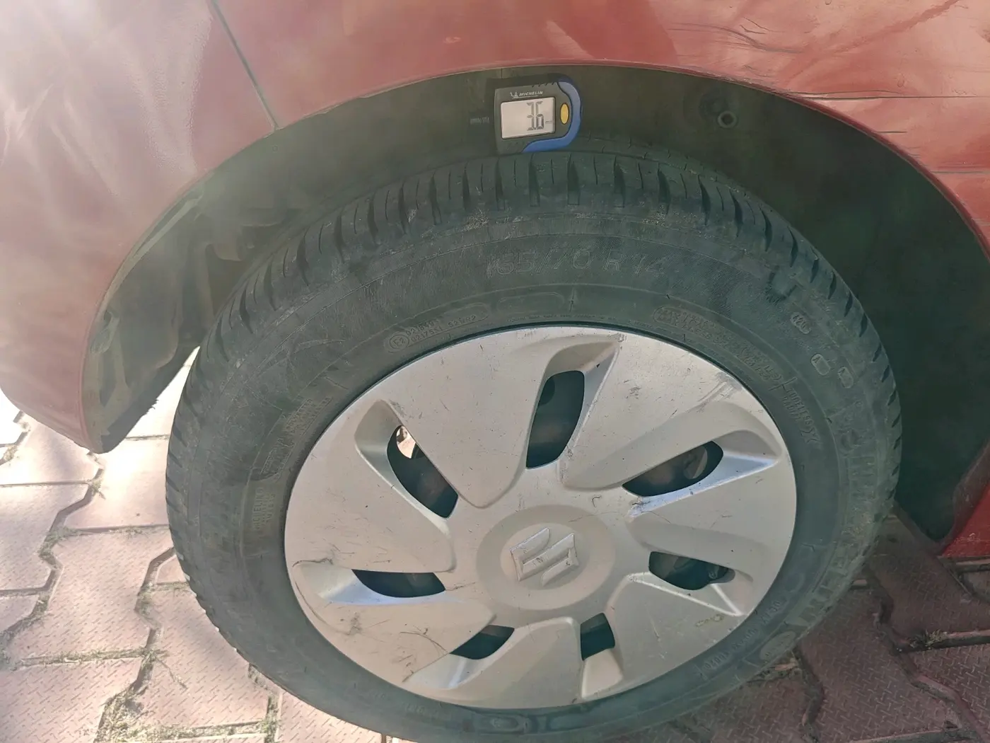 2014 Maruti Celerio VXI, Petrol, Manual, 57,614 km, tyre