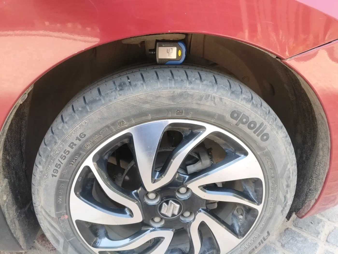 2021 Maruti Baleno ALPHA CVT PETROL 1.2, Petrol, Automatic, 77,500 km, tyre