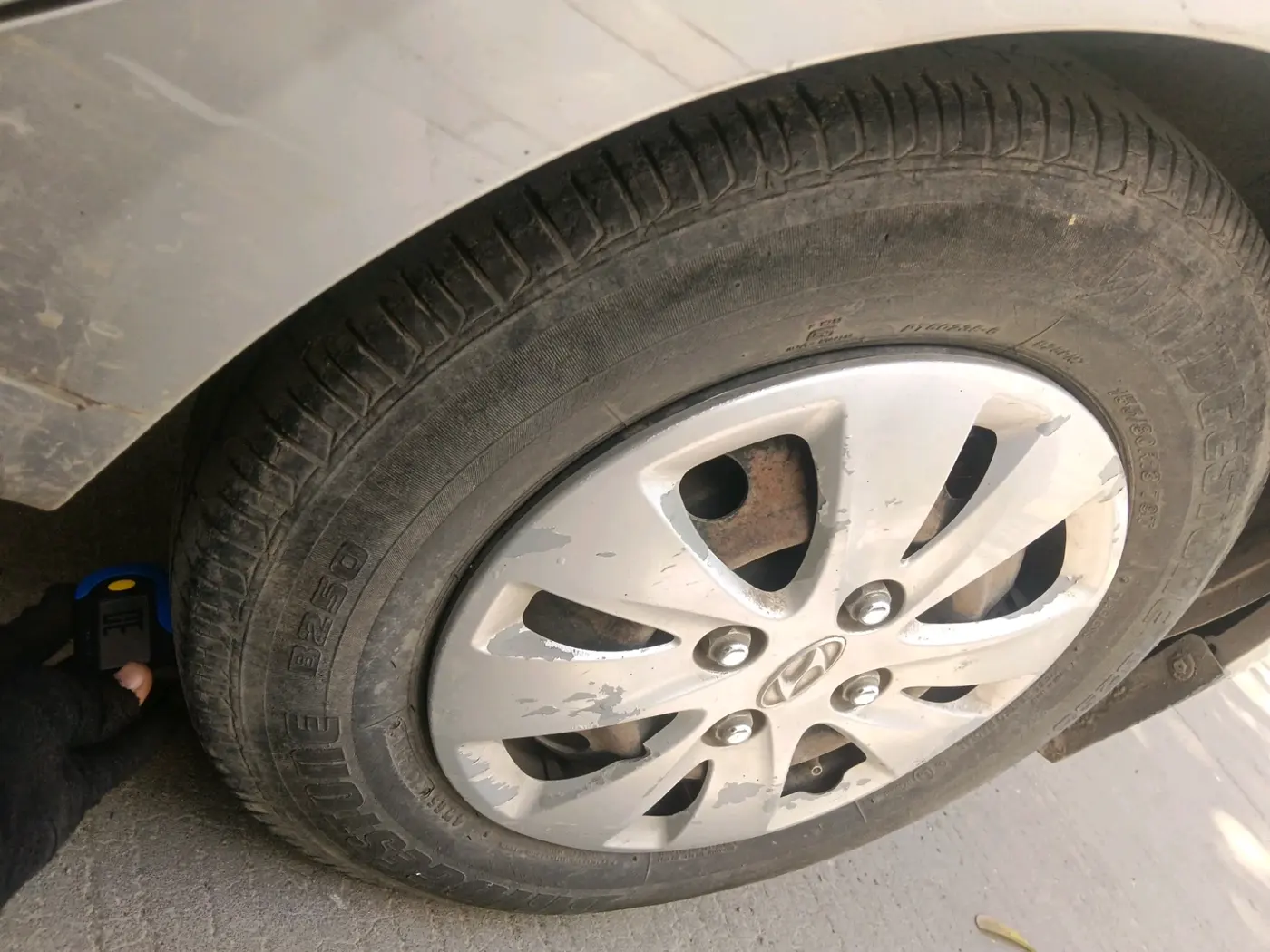 2012 Hyundai i10 MAGNA 1.2, Petrol, Manual, 67,996 km, tyre