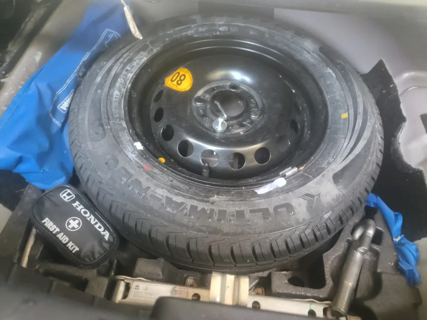 2022 Tata TIGOR XZ PLUS CNG, CNG, Manual, 71,538 km, tyre