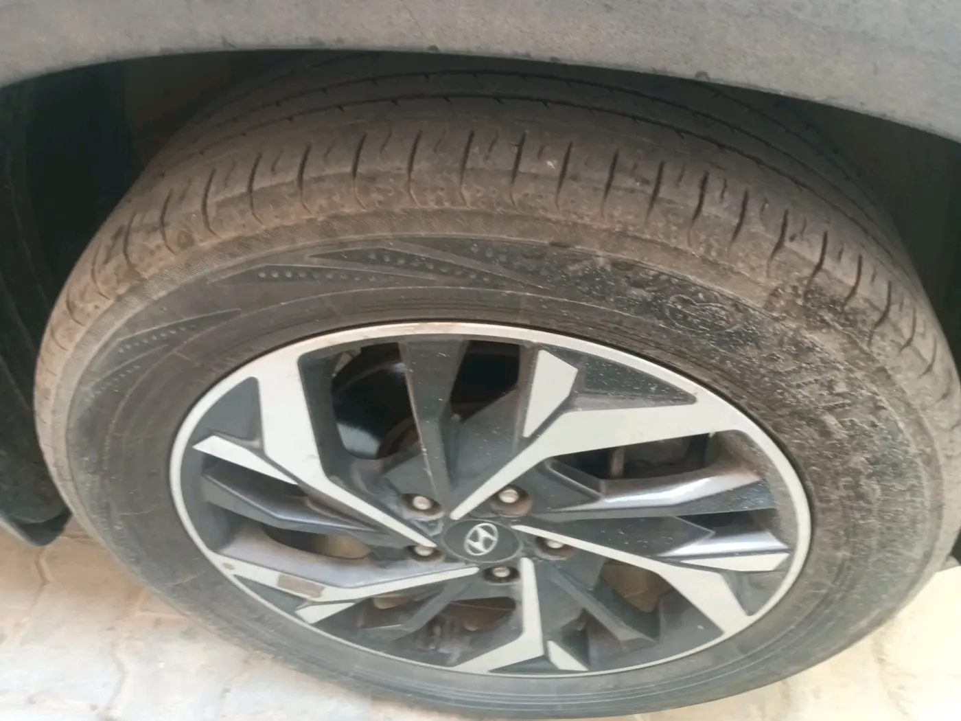 2021 Hyundai Creta SX (O) 1.5 DIESEL, Diesel, Manual, 1,09,701 km, tyre