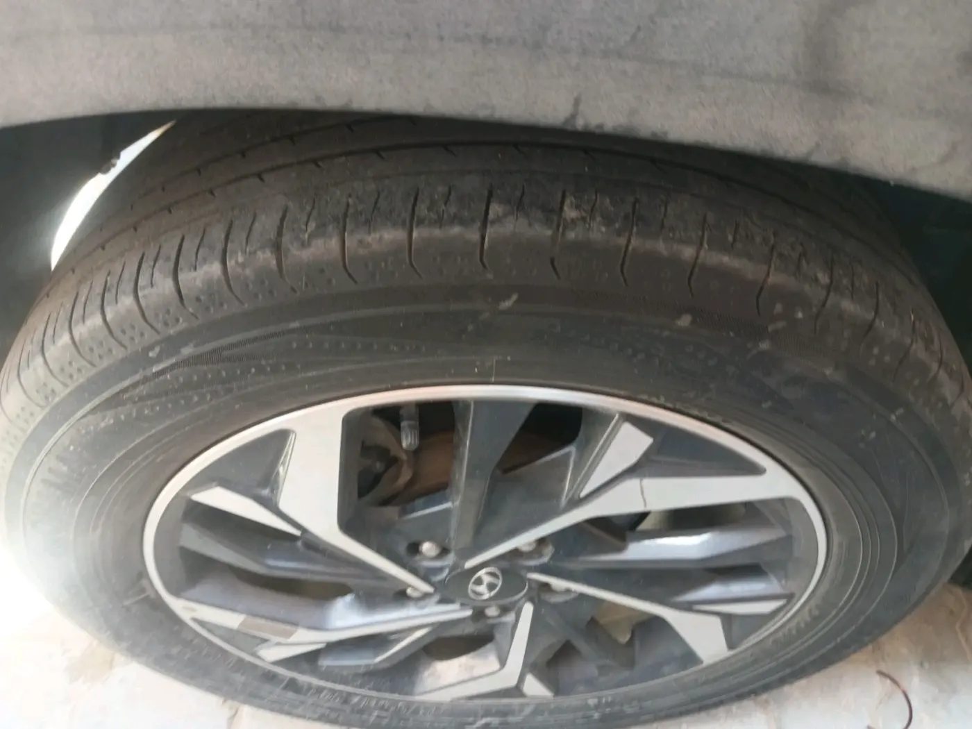 2021 Hyundai Creta SX (O) 1.5 DIESEL, Diesel, Manual, 1,09,701 km, tyre