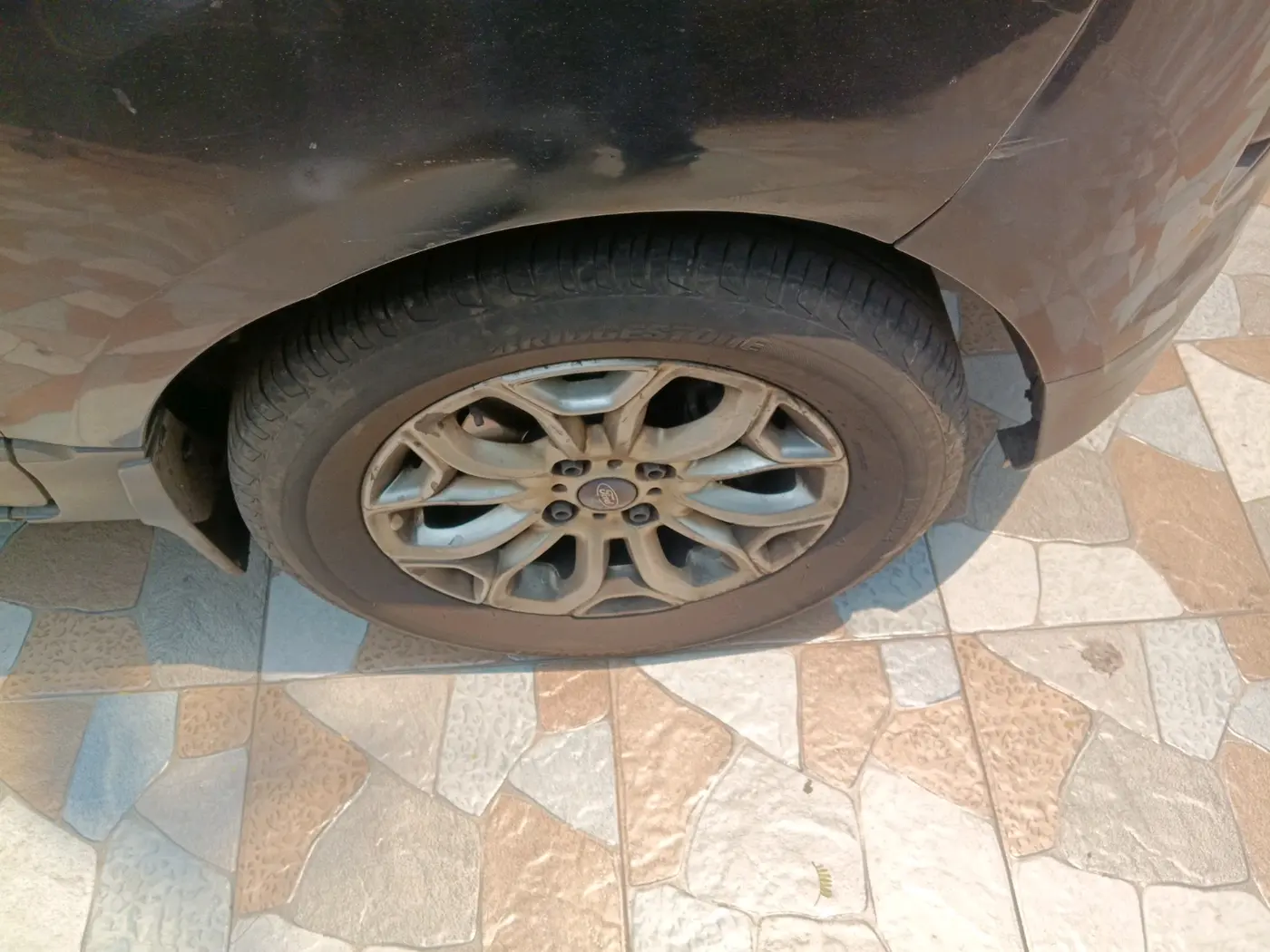 2013 Ford Ecosport TITANIUM 1.5L DIESEL, Diesel, Manual, 1,29,251 km, tyre