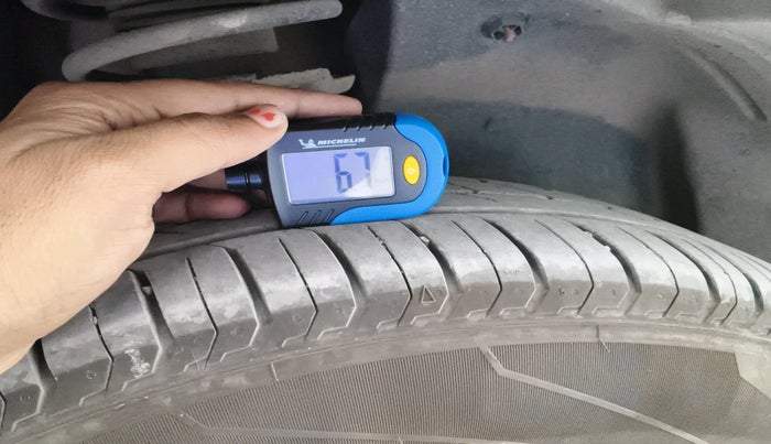 2024 Tata PUNCH ACCOMPLISHED AMT, Petrol, Automatic, 6,396 km, tyre