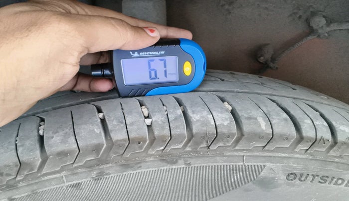 2024 Tata PUNCH ACCOMPLISHED AMT, Petrol, Automatic, 6,396 km, tyre