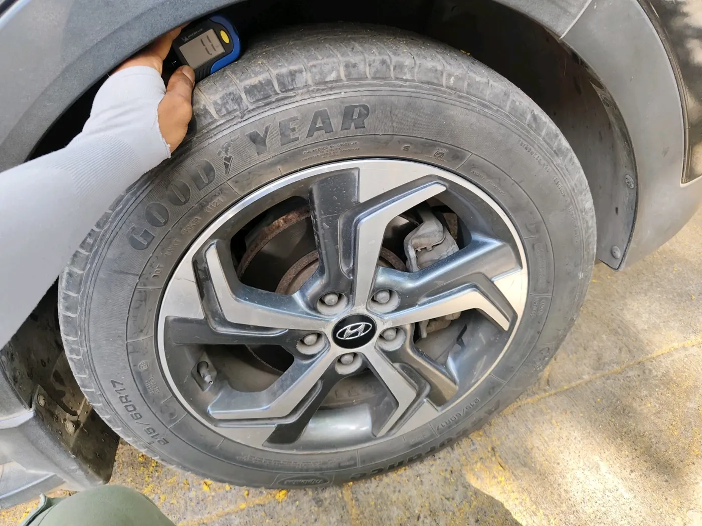 2019 Hyundai Creta SX AT 1.6 DIESEL, Diesel, Automatic, 72,067 km, tyre