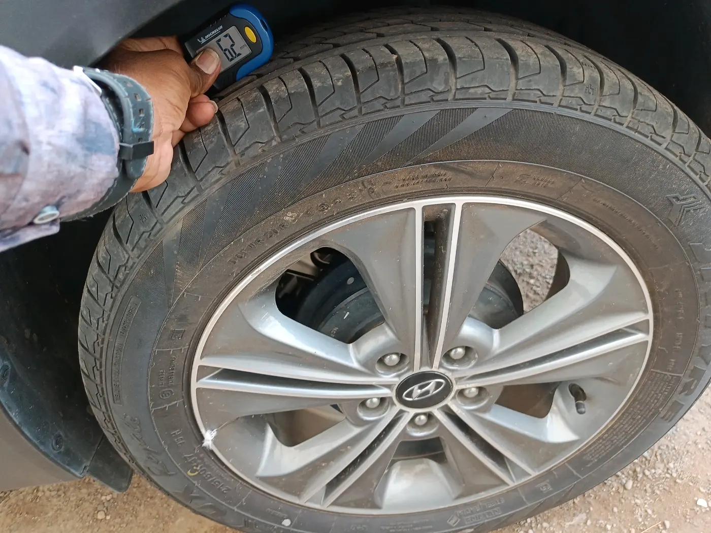 2018 Hyundai Creta SX PLUS AT 1.6 PETROL, Petrol, Automatic, 69,707 km, tyre