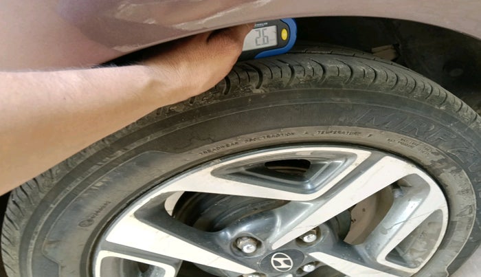 2020 Hyundai AURA SX 1.2, Petrol, Manual, 90,927 km, tyre