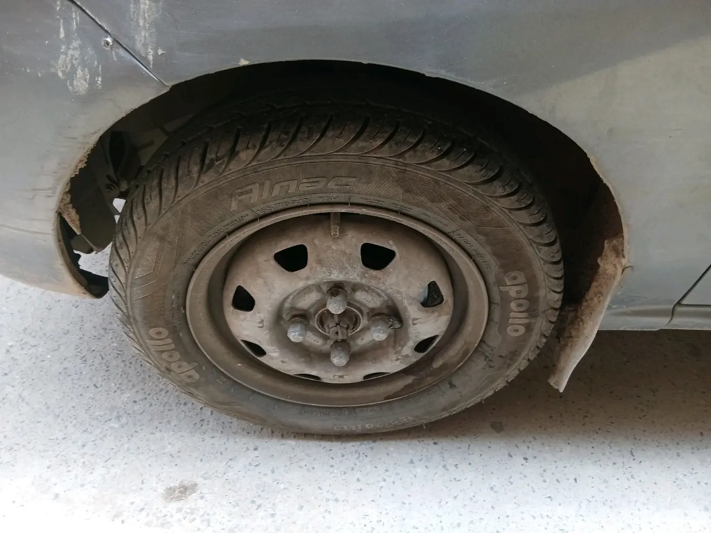 2012 Hyundai Santro Xing GL, Petrol, Manual, 50,113 km, tyre