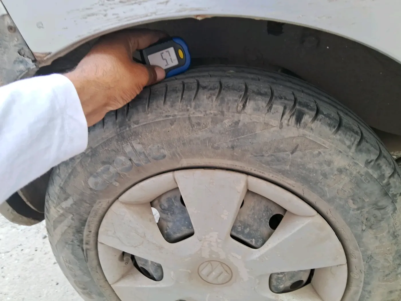 2011 Maruti A Star VXI (ABS) AT, CNG, Automatic, 89,991 km, tyre