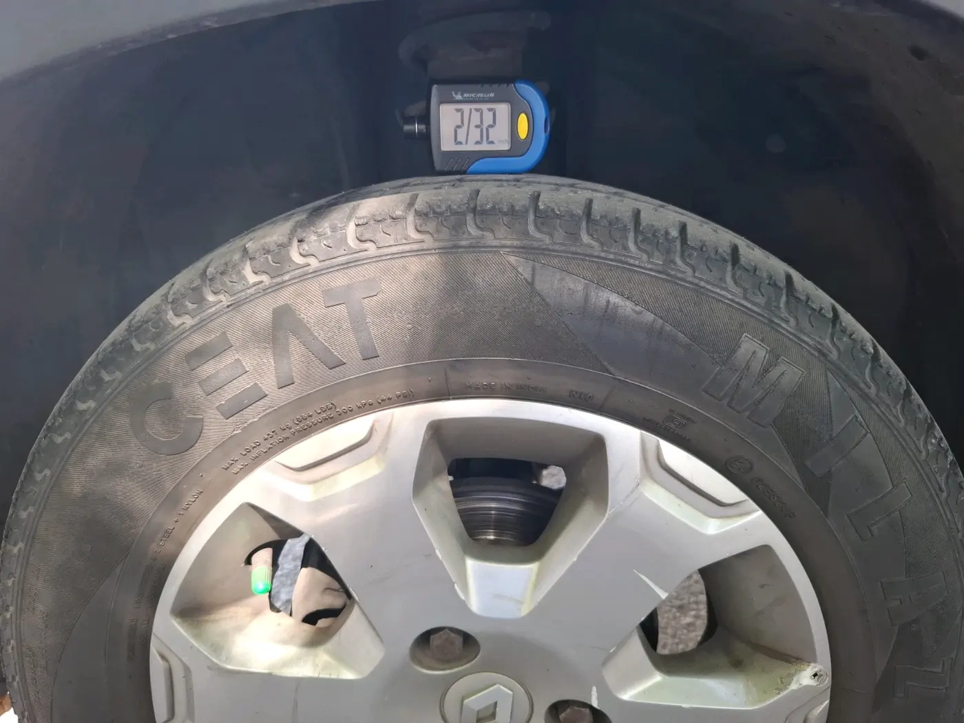 2018 Renault Kwid CLIMBER 1.0 AMT, Petrol, Automatic, 40,783 km, tyre