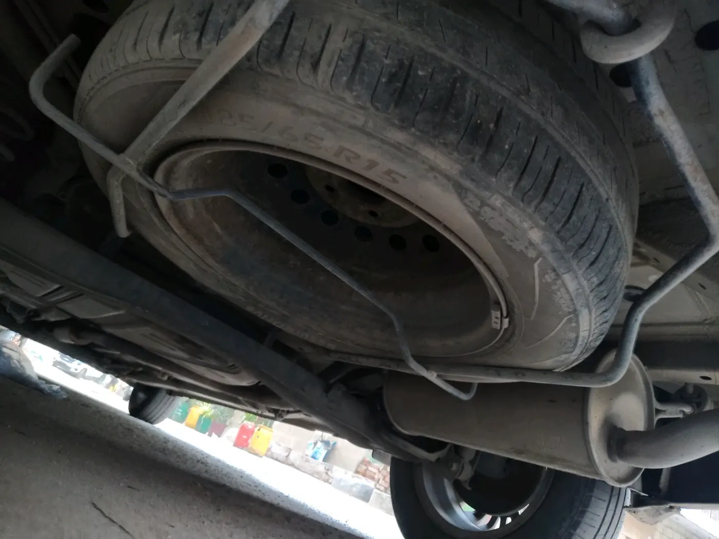 2020 Maruti Ertiga ZXI AT SHVS, Petrol, Automatic, 1,19,496 km, tyre