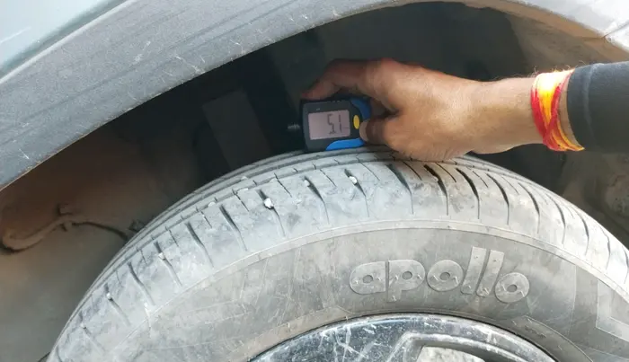 2022 Tata PUNCH ACCOMPLISHED MT, Petrol, Manual, 93,314 km, tyre