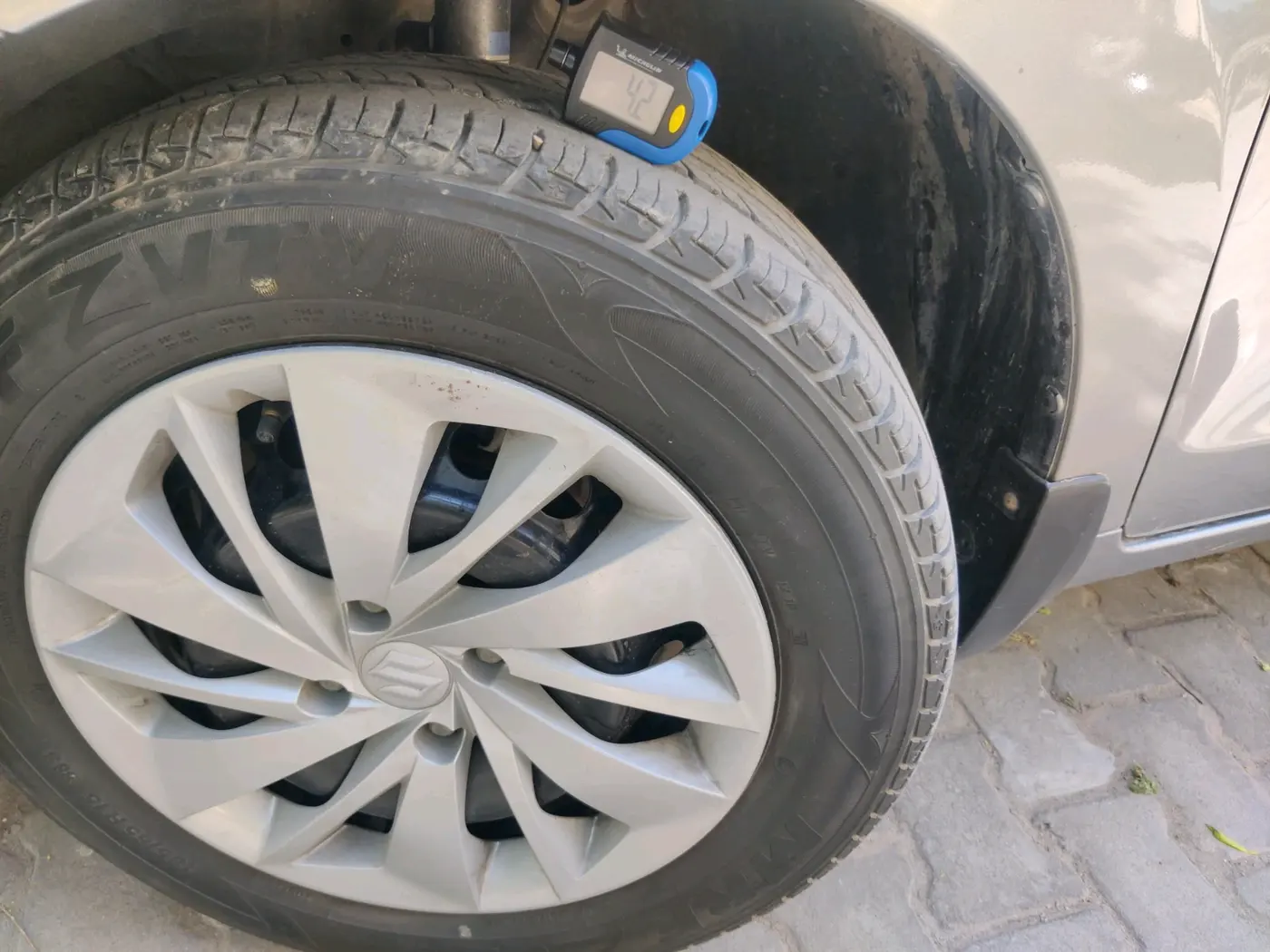 2018 Maruti Baleno DELTA PETROL 1.2, Petrol, Manual, 53,495 km, tyre