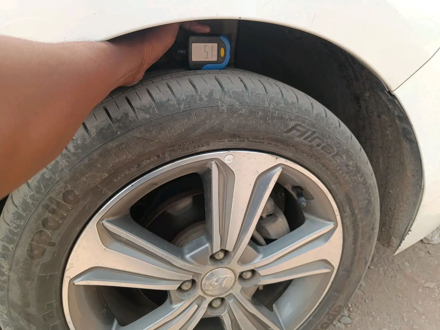 2018 Hyundai Verna 1.6 CRDI SX, Diesel, Manual, 1,33,413 km, tyre