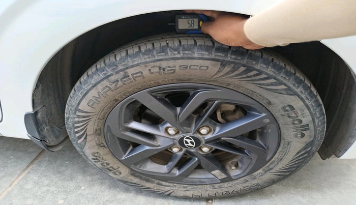 2022 Hyundai GRAND I10 NIOS SPORTZ AMT 1.2 KAPPA VTVT, Petrol, Automatic, 11,337 km, tyre