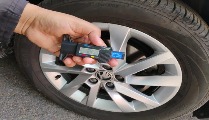 2023 Skoda SLAVIA AMBITION 1.0L TSI AT, Petrol, Automatic, 13,272 km, tyre