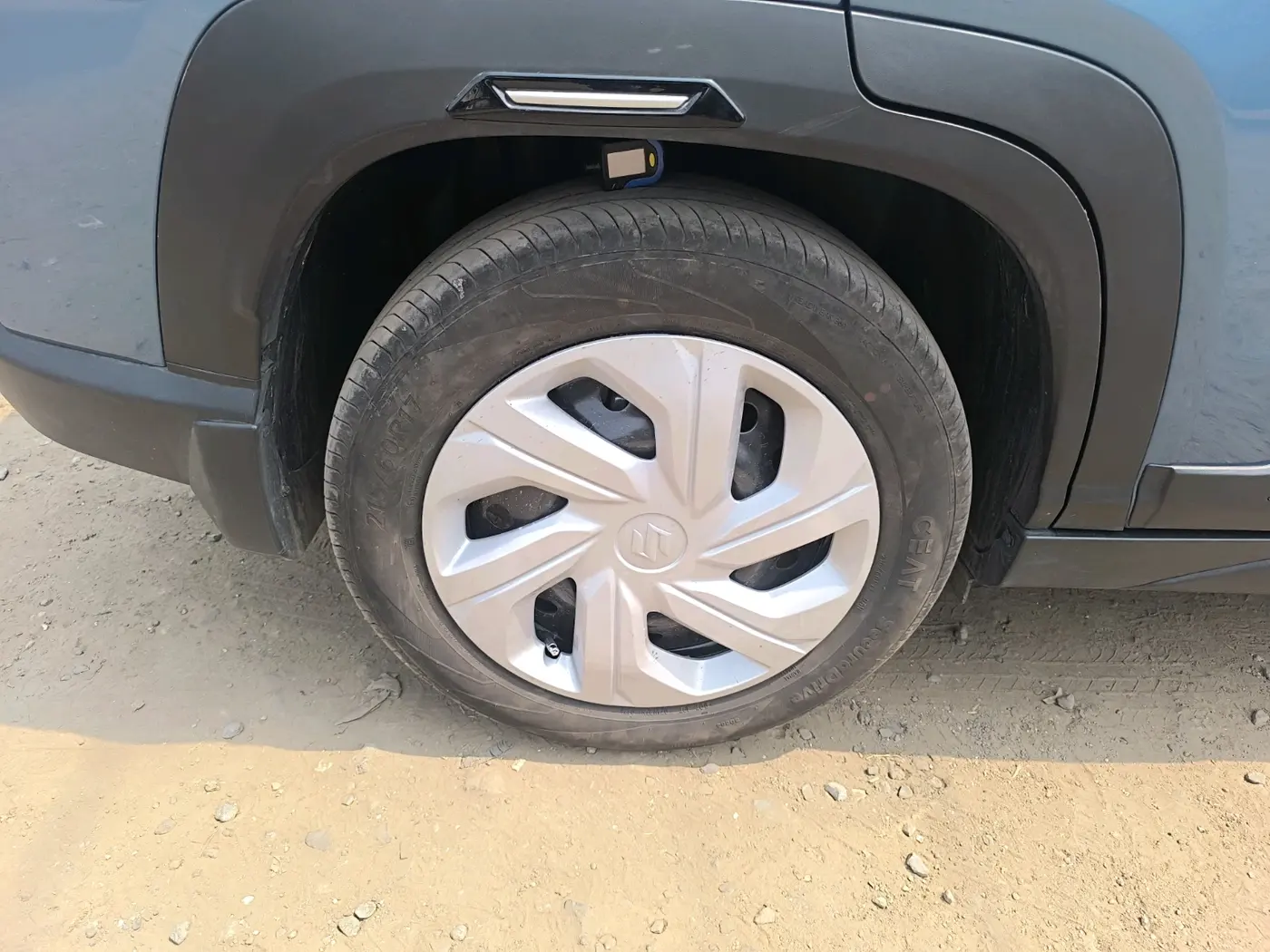 2026 Maruti Victoris Vxi 1.5 CNG MT, CNG, Manual, 21,072 km, tyre