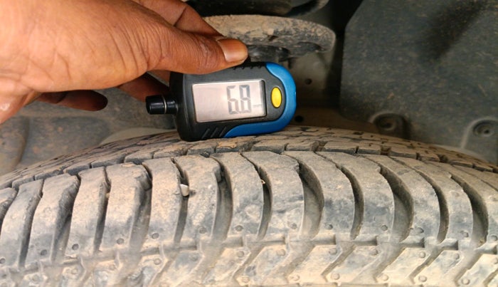 2017 Ford Ecosport TREND 1.5L DIESEL, Diesel, Manual, 1,37,437 km, tyre