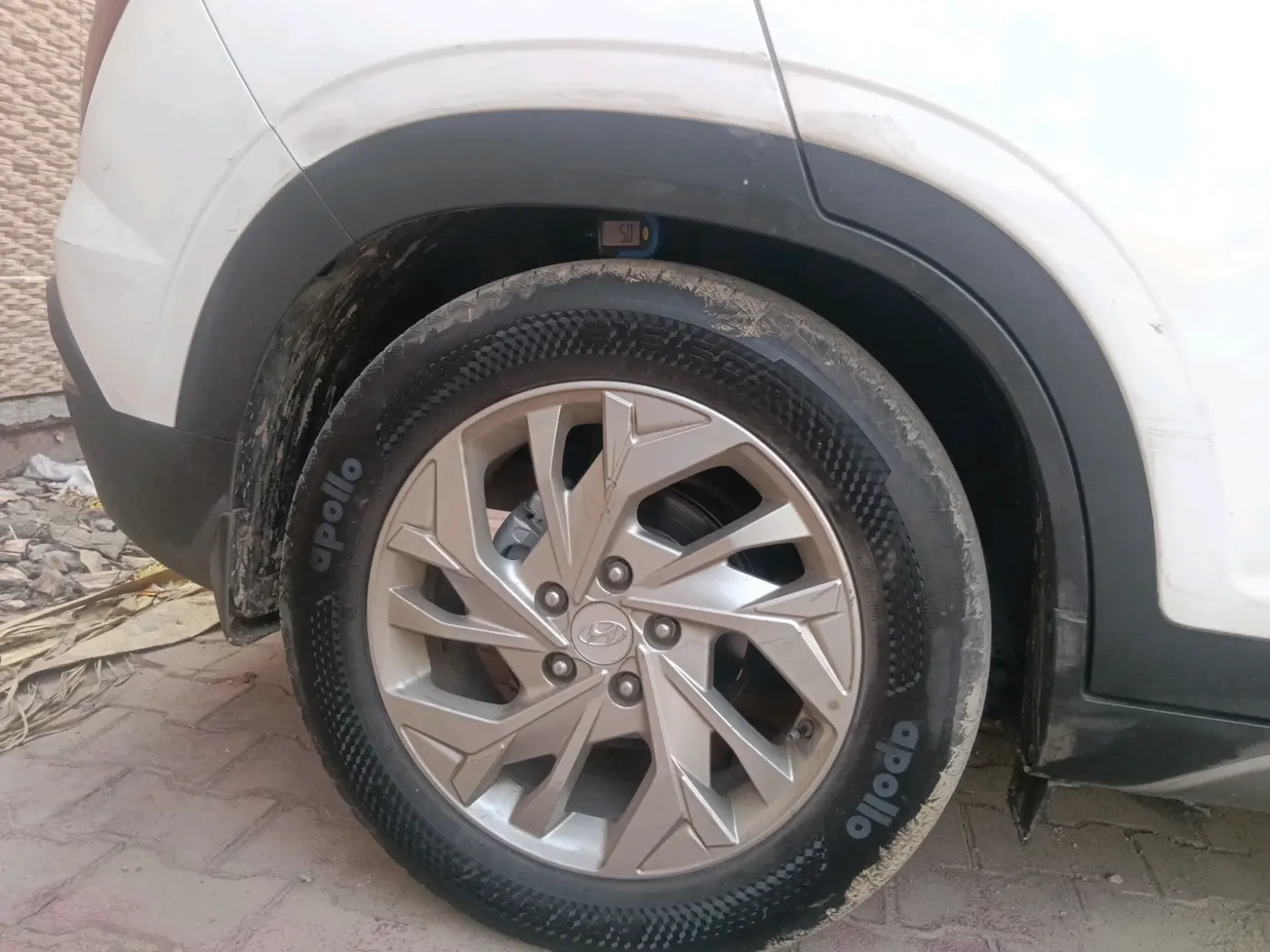 2020 Hyundai Creta SX 1.5 PETROL, Petrol, Manual, 9,00,000 km, tyre