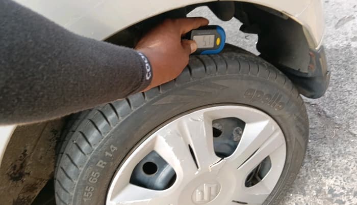 2014 Maruti Wagon R 1.0 VXI, Petrol, Manual, 26,056 km, tyre
