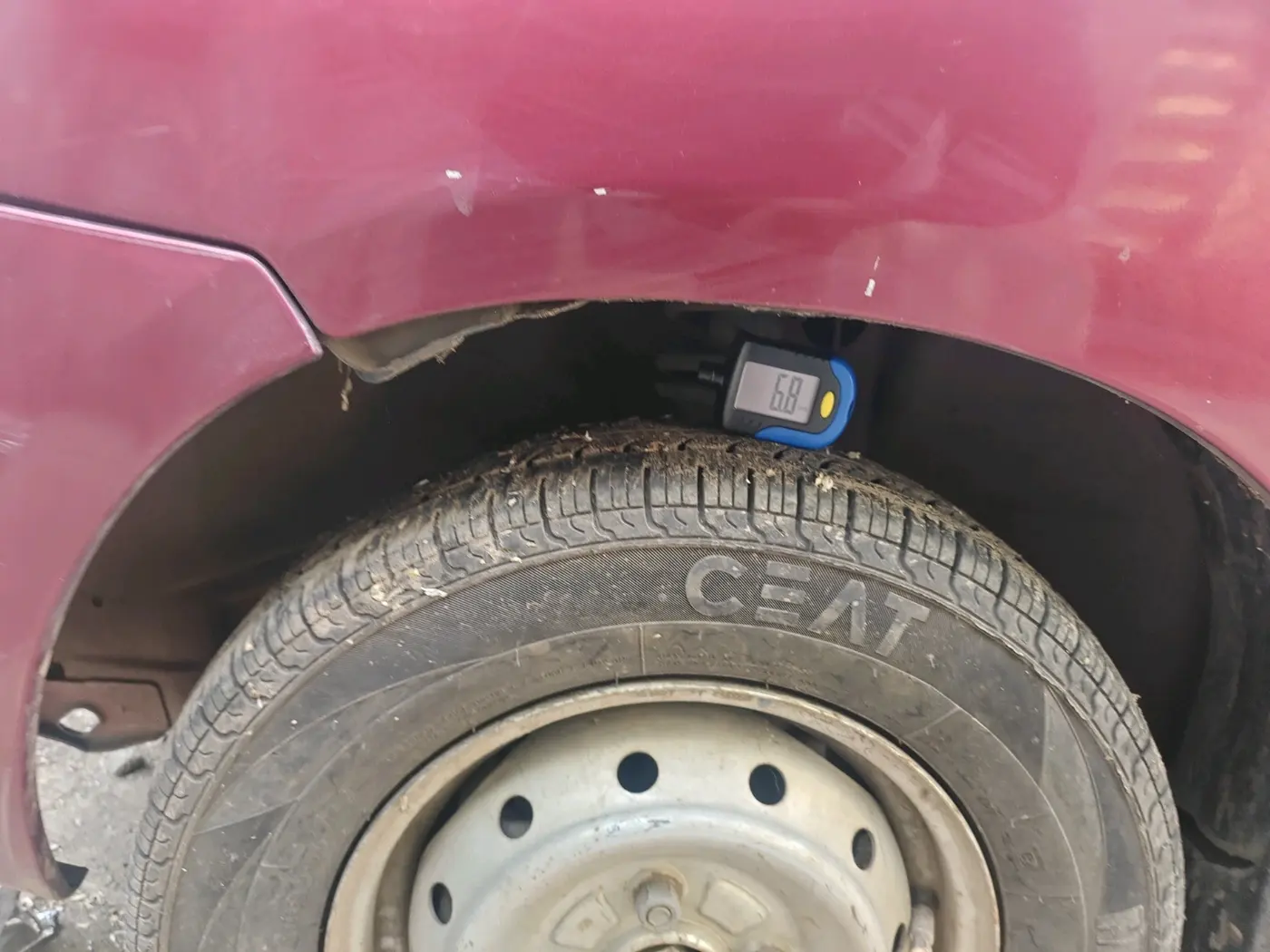2012 Maruti Alto LXI, Petrol, Manual, 38,532 km, tyre