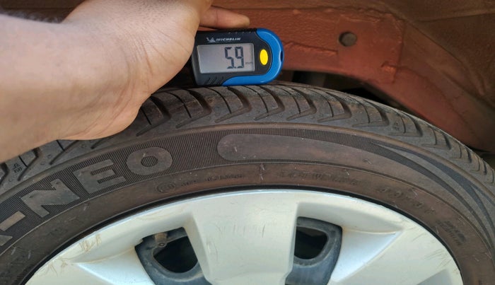 2014 Maruti Alto K10 VXI, Petrol, Manual, 57,123 km, tyre