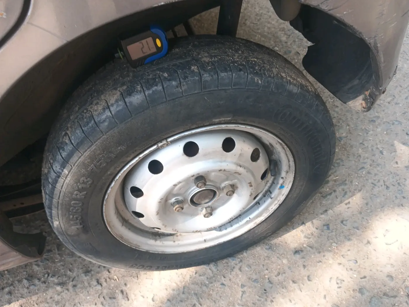 2012 Maruti Wagon R 1.0 LXI, Petrol, Manual, 74,253 km, tyre