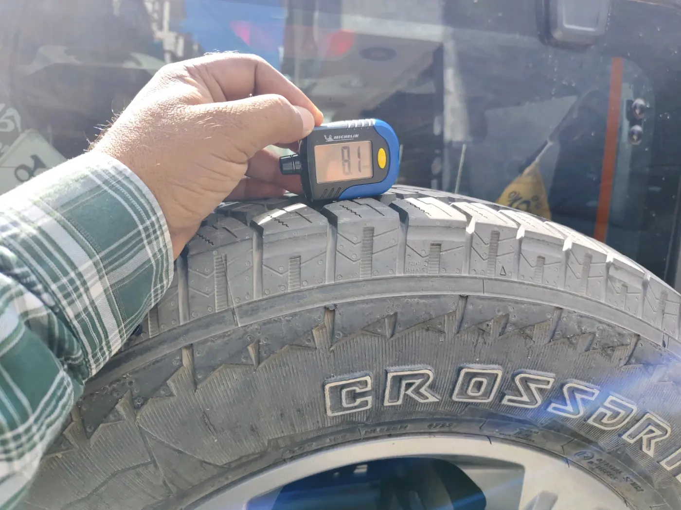 2023 Mahindra Thar LX PETROL HT 4WD AT, Petrol, Automatic, 34,825 km, tyre