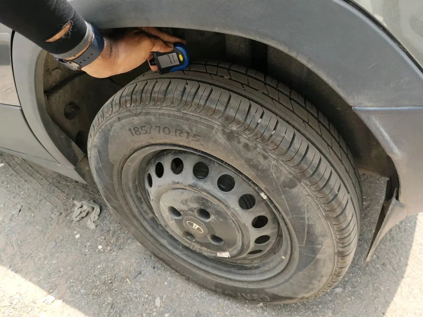 2024 Tata PUNCH PURE MT, Petrol, Manual, 4,307 km, tyre