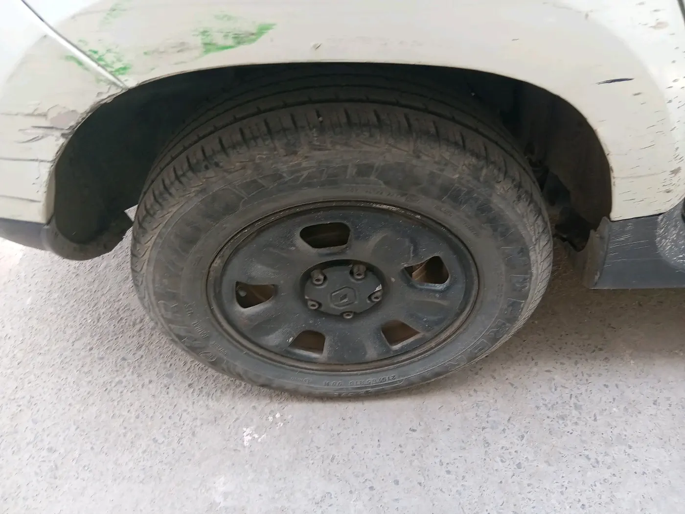 2015 Renault Duster RXL PETROL, CNG, Manual, 65,965 km, tyre